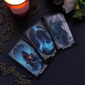 Dark Souls Arcana Tarot 78 kart Pełna talia Dark Souls Tarot Dark Souls Original Tarot Tarot Undead Journey Tarot Dark Souls Grafika