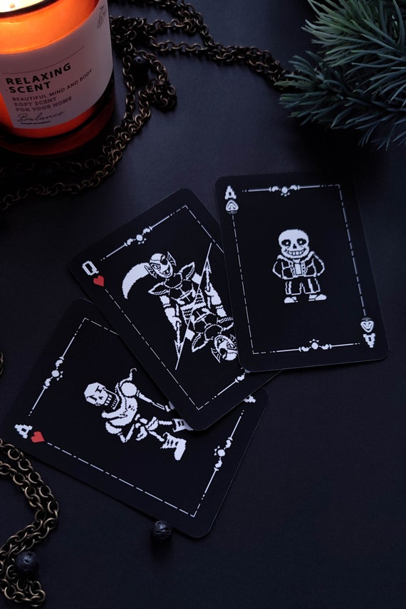 undertale card sleeves UNDERTALE Tarot Prints main image 0