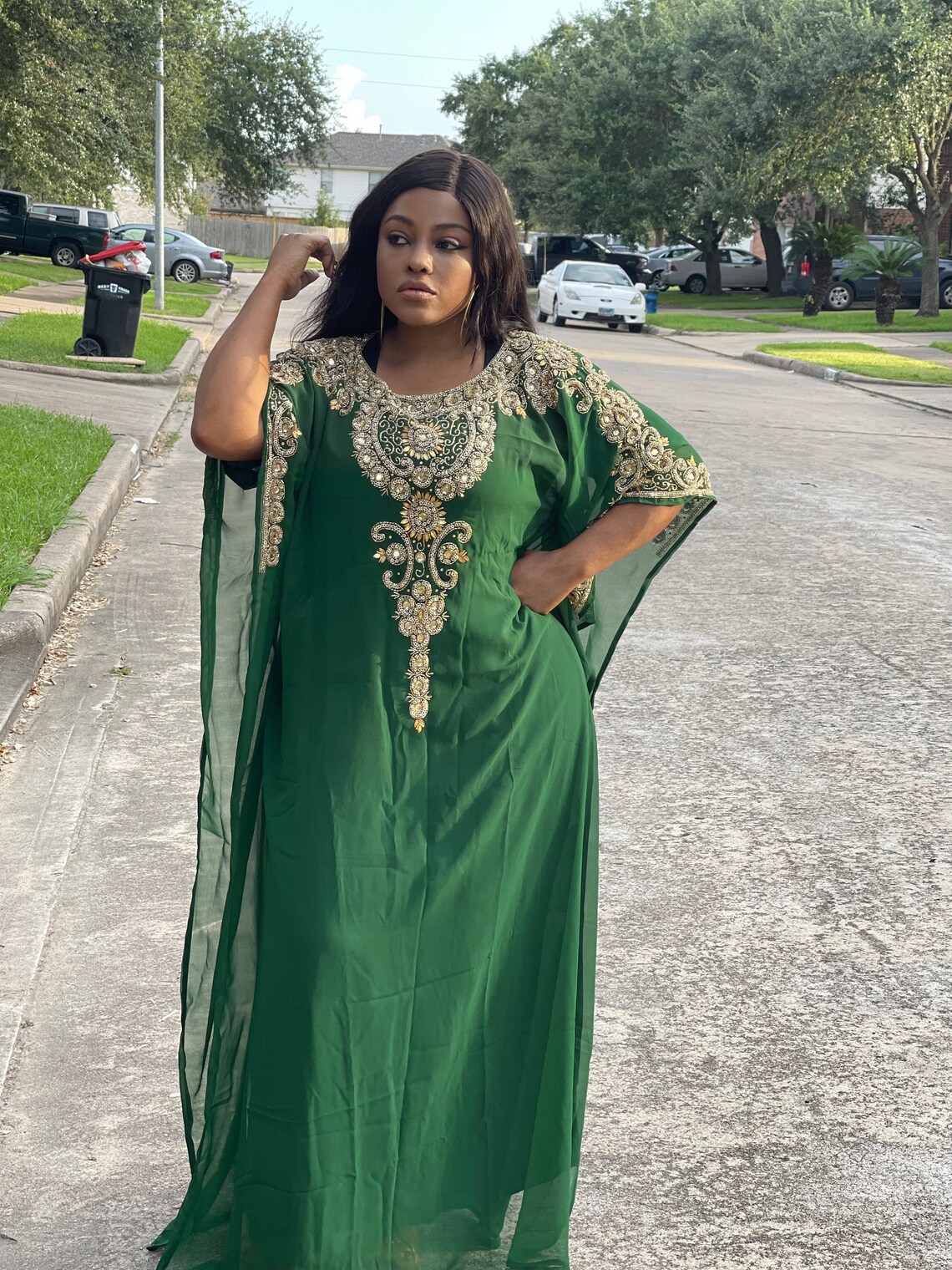 Hand Beaded Stoned Luxury Embroidered Chiffon Fabric Dubai Etsy