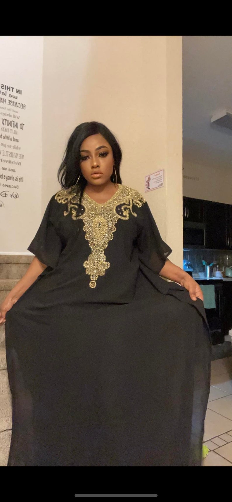 Hand Beaded Stoned Luxury Embroidered Chiffon Fabric Dubai Etsy