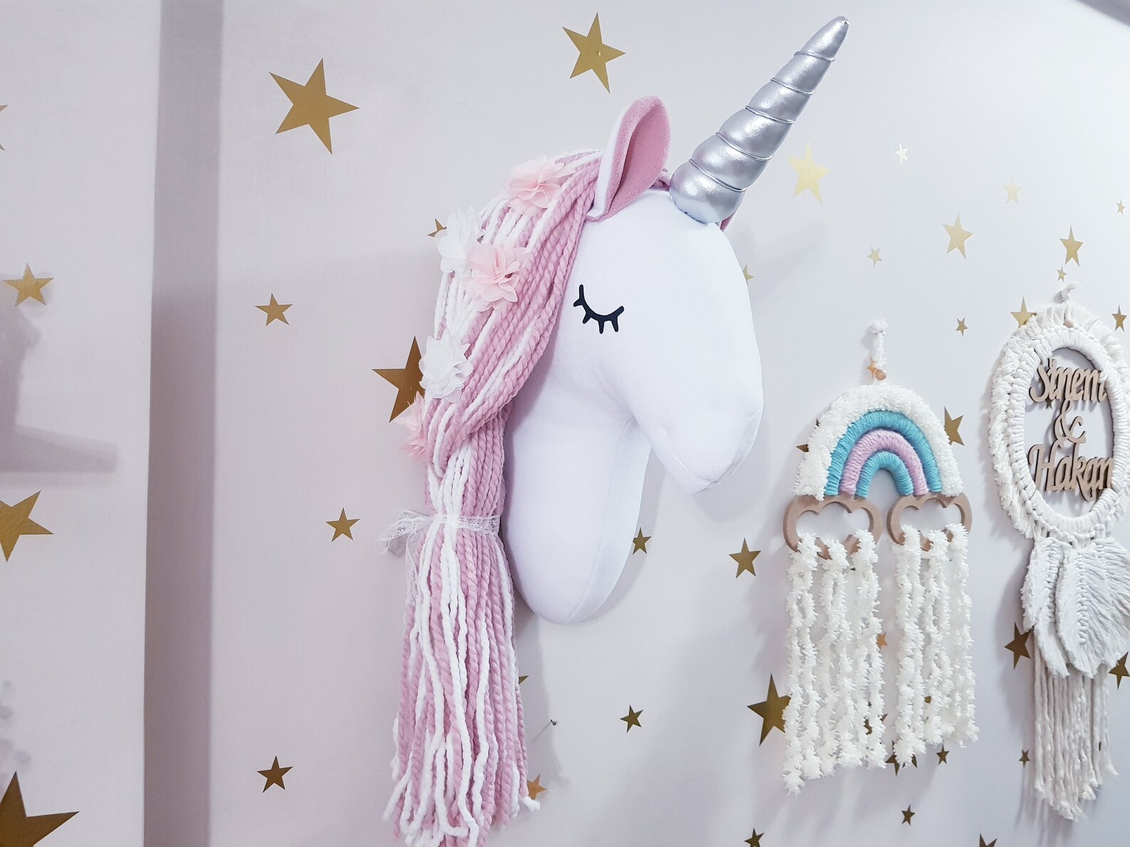 Unicorn Wall Mount Unicorn Wall Head for Girl's Room Etsy