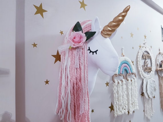 Unicorn head plush online