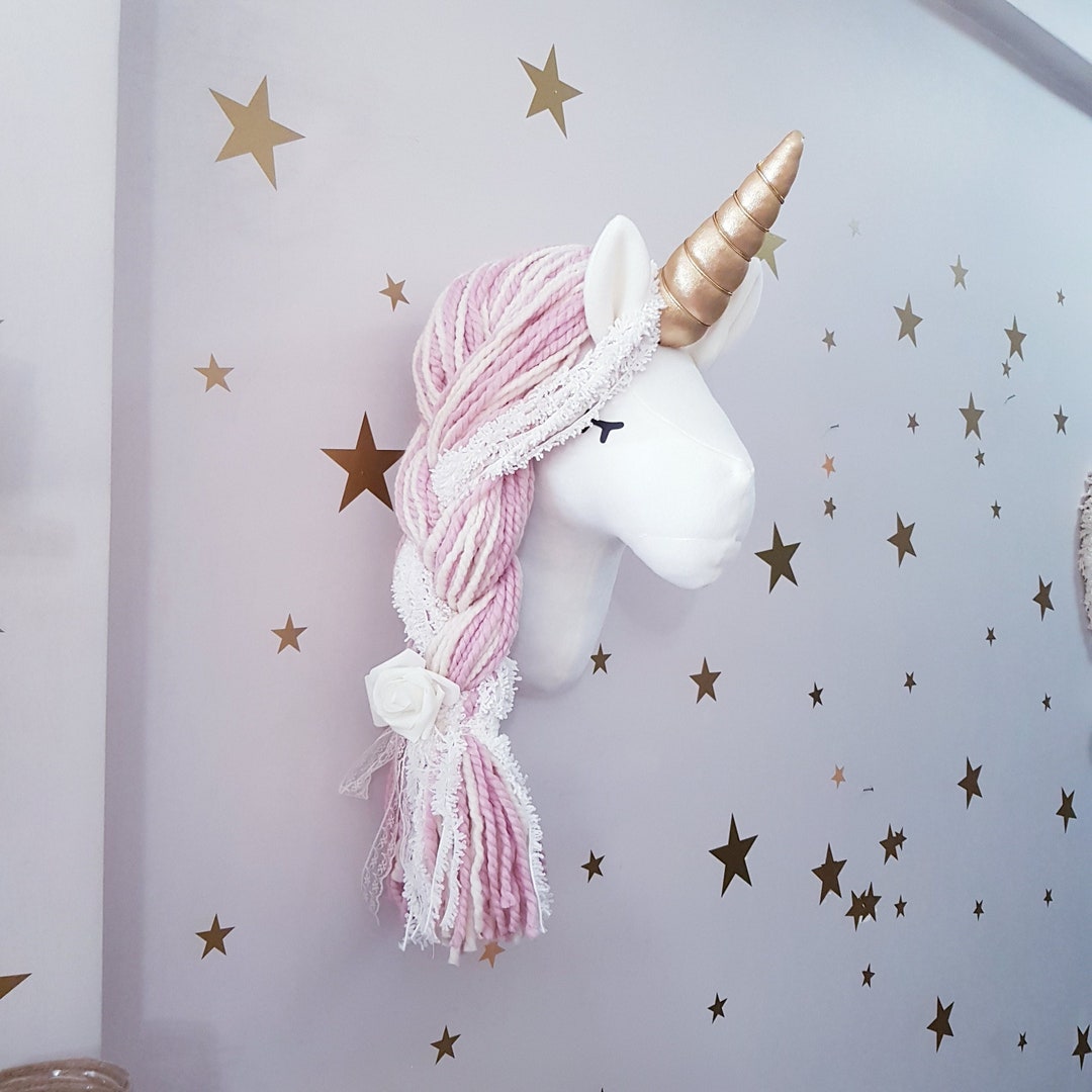 Boho Unicorn Wall Decor for Girls Room | Nursery Wall Art | Princess ...