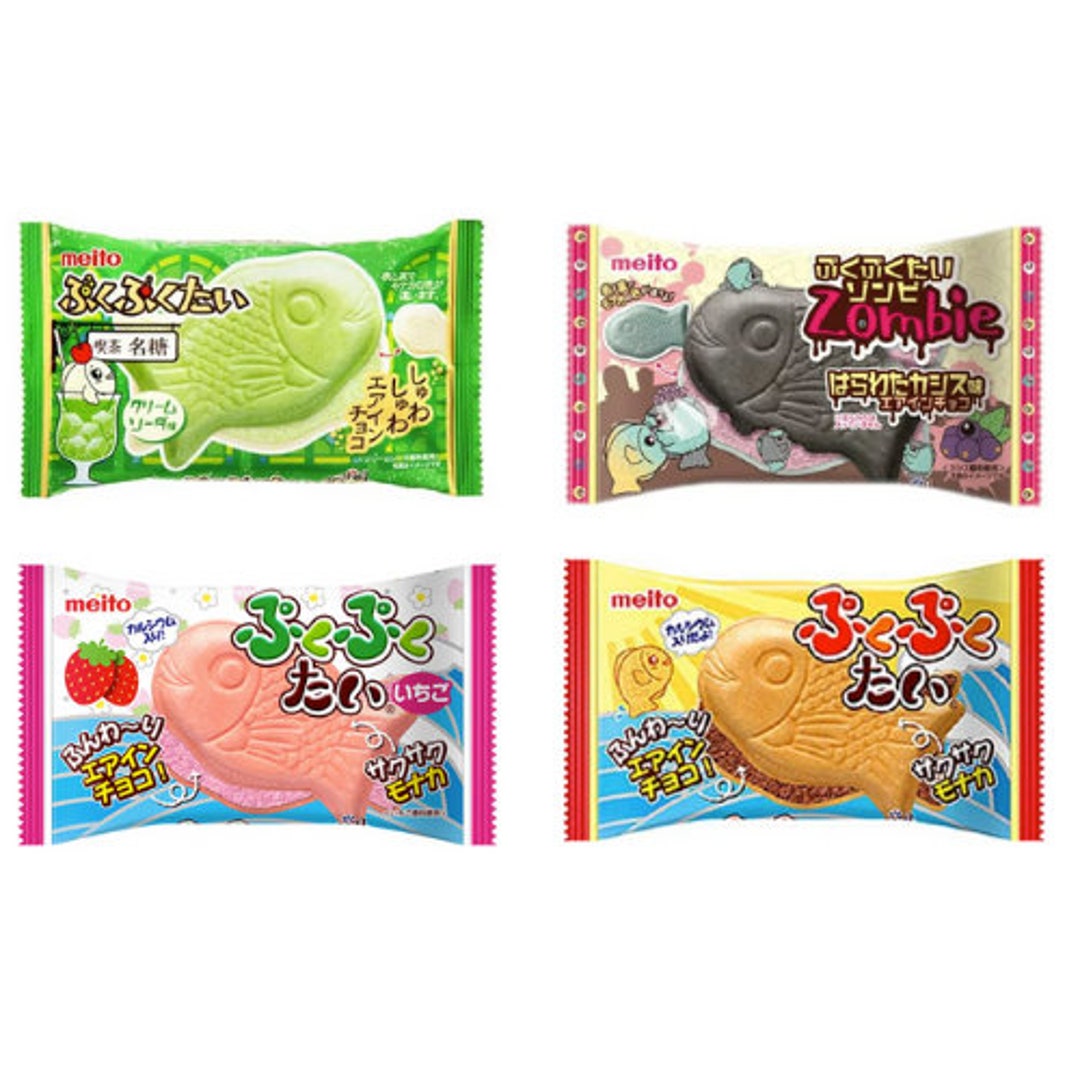 Meito Puku Puku Japanese wafer fish x1 Etsy.de