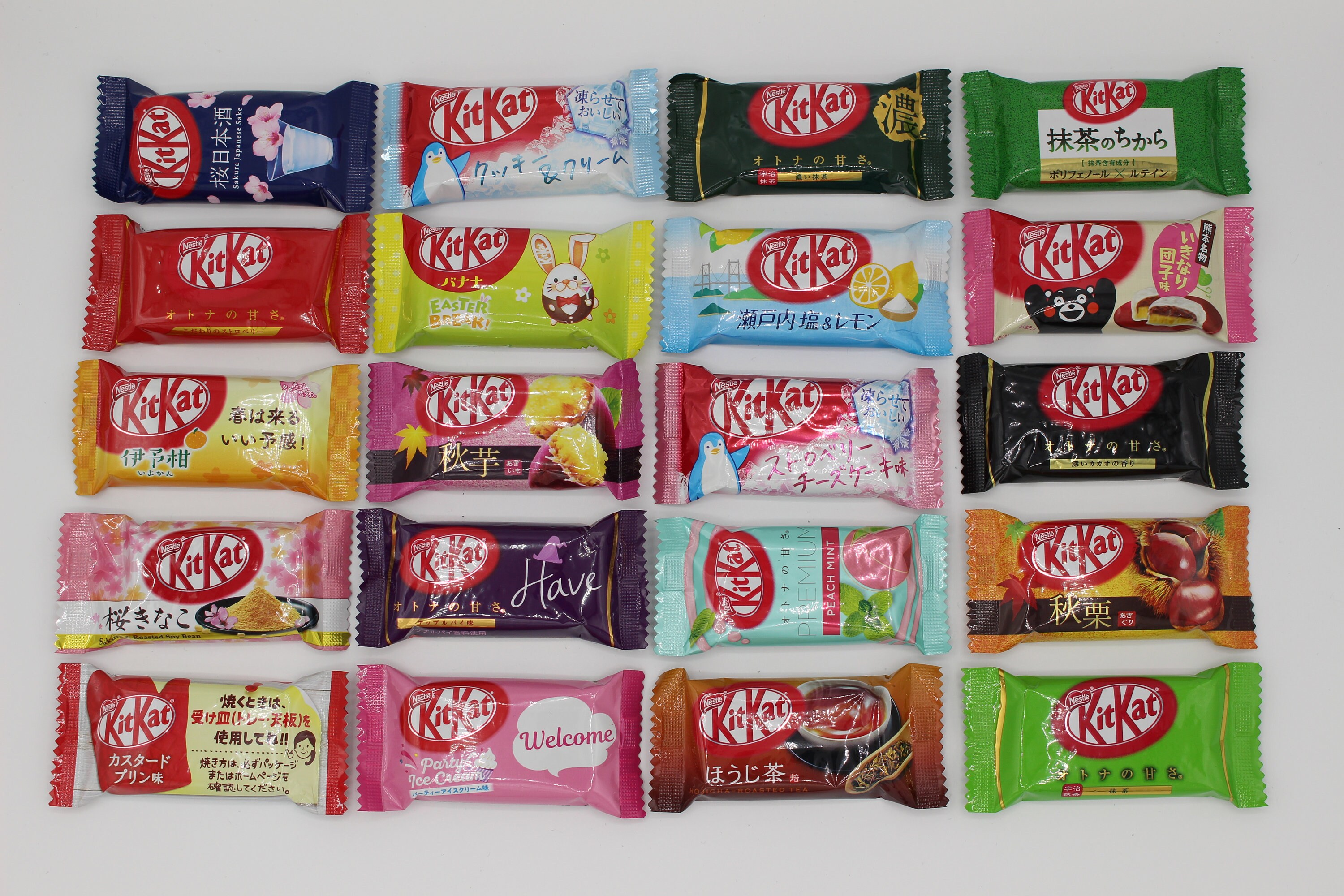 Japanese Kitkat Minis Mixed Selection Box of 20 Etsy