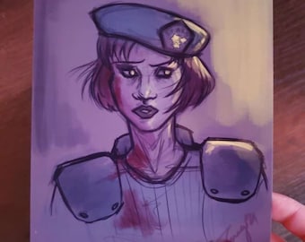 Jill Valentine - Resident Evil - Print