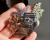 Resident Evil Enamel Pin - Typewriter with Herbs
