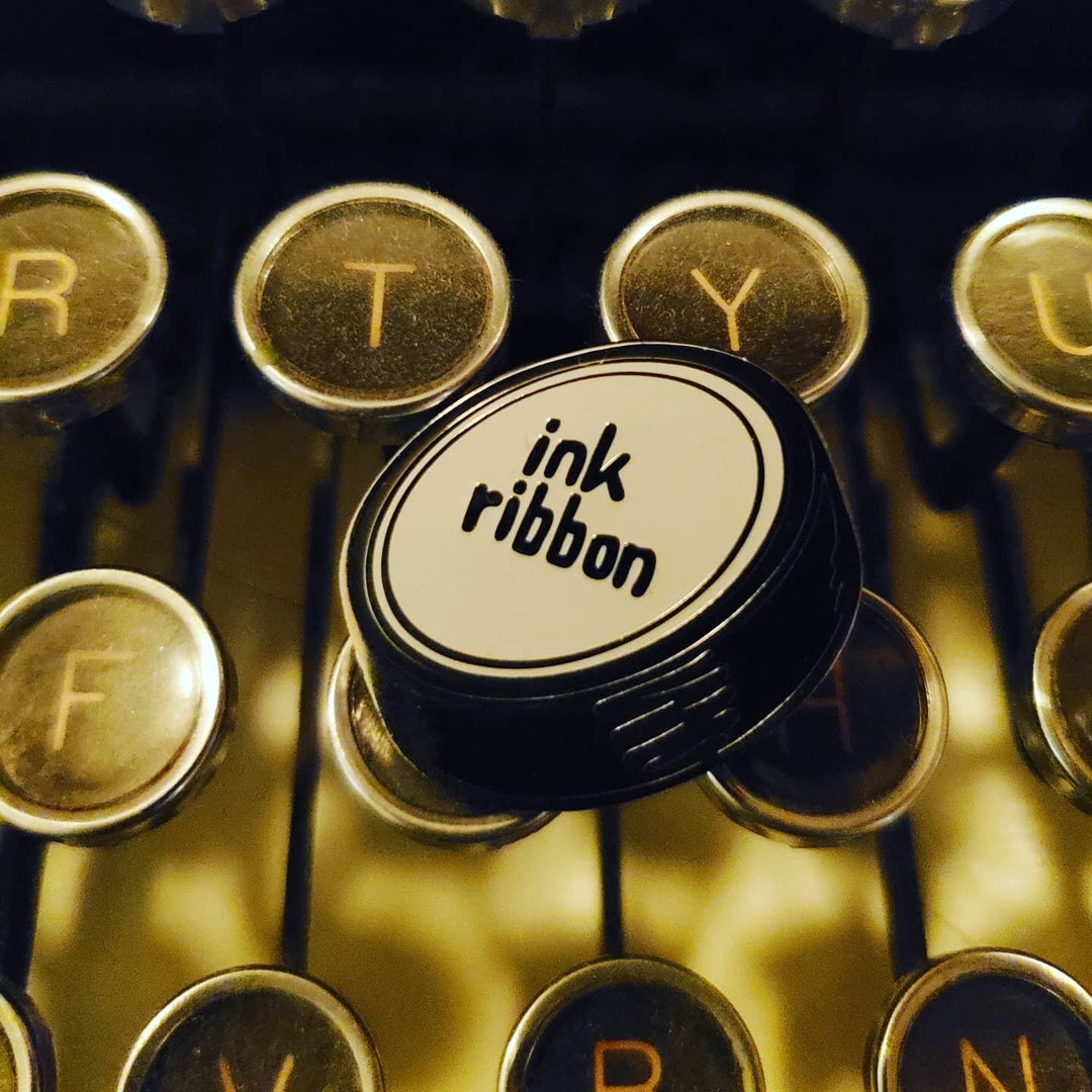 Resident Evil Enamel Pin - Ink Ribbon - Etsy