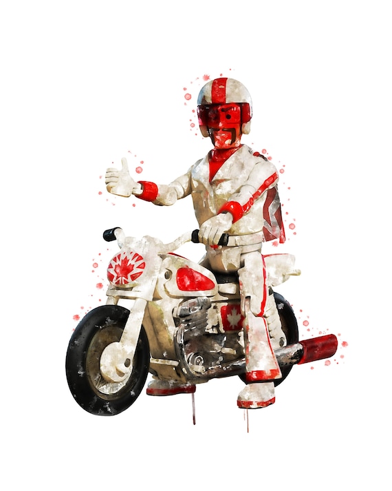 Toy Story Duke Caboom Print Lightyear Watercolor Poster Printable