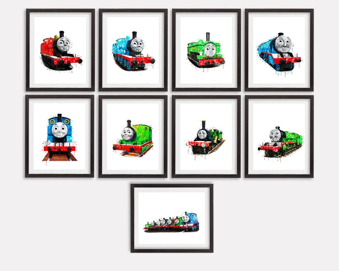 きかんしゃトーマス セット 9 プリント トーマス ポスター
