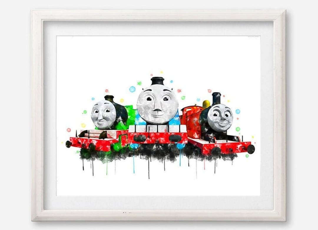 【500円引きクーポン】 きかんしゃトーマスのポスター、トーマスの水彩画、ゴードンの コレクション