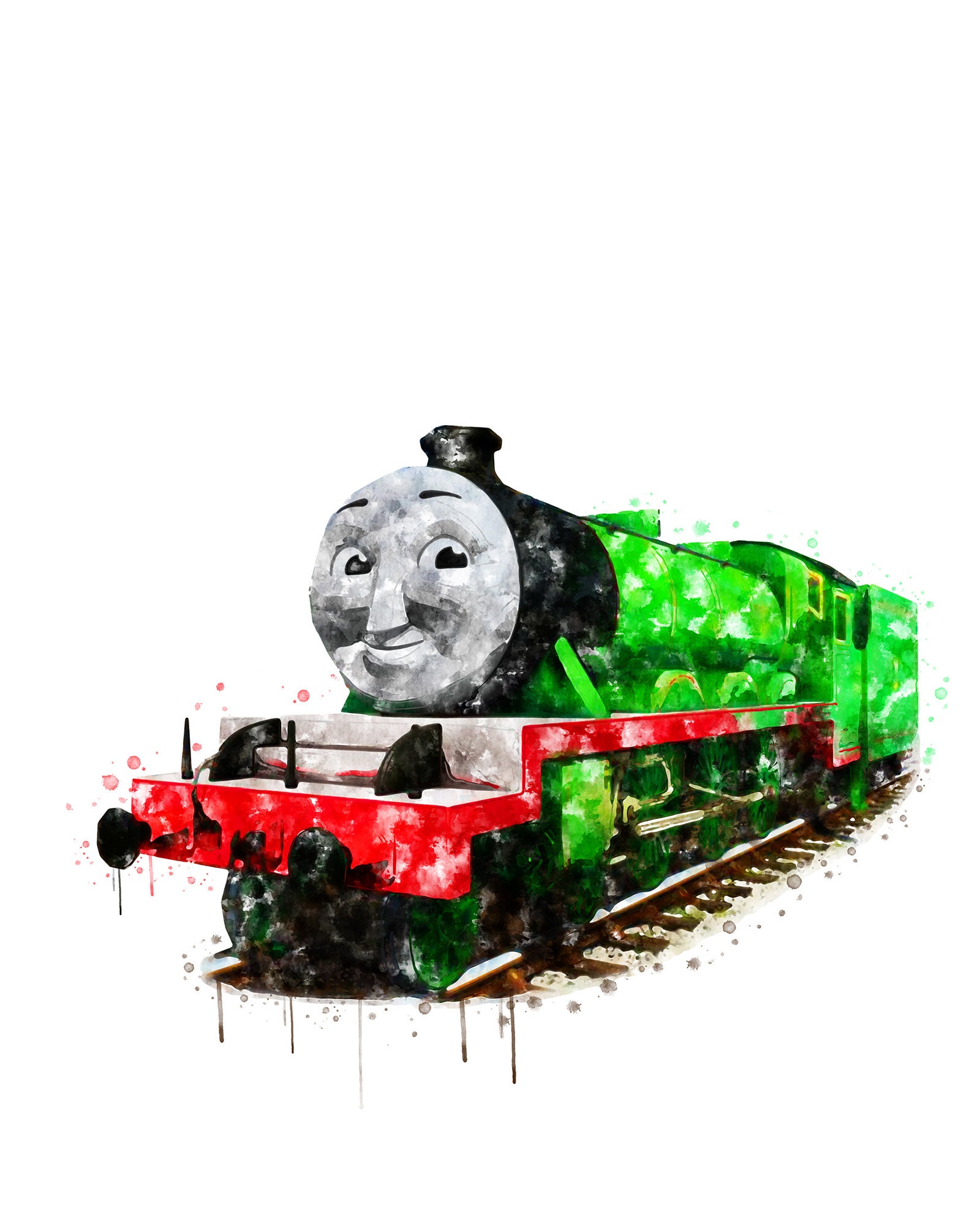 きかんしゃトーマス プリント ヘンリー ポスター タンク