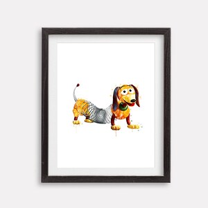 Toy Story Slinky Print Lightyear Watercolor Poster Printable Instant Download Print Ready Artwork Nursery Wall Decor Wall Art Birthday Gift