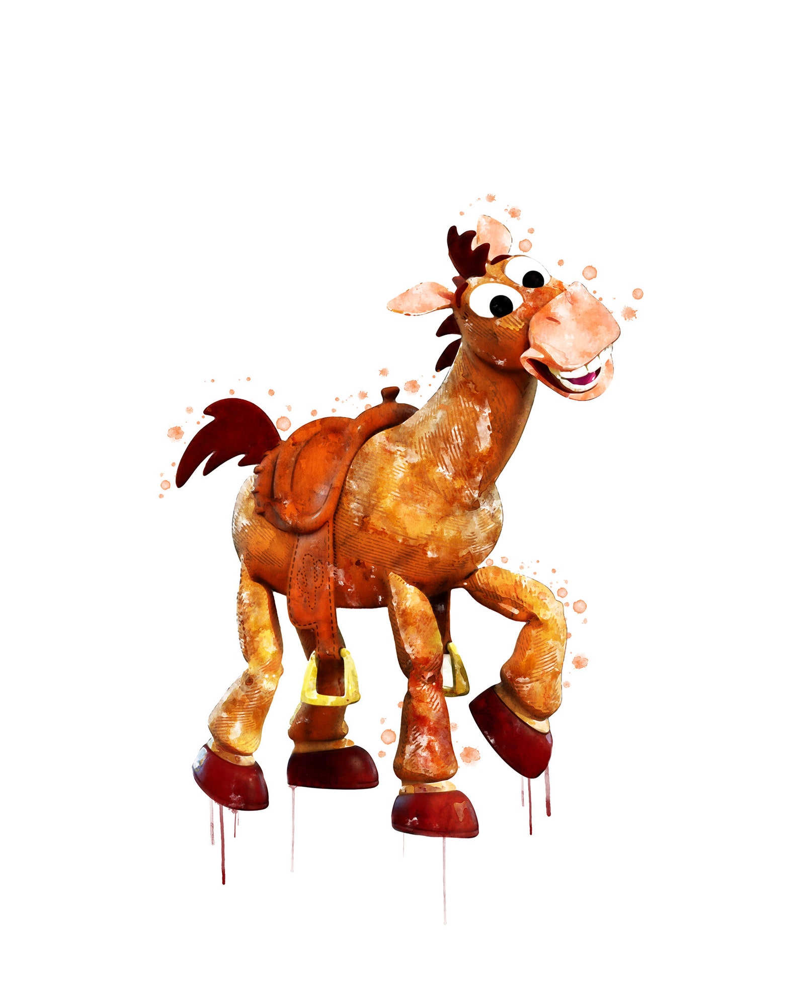 Toy Story Art Print Toy Story Watercolor Toy Story Poster Etsy