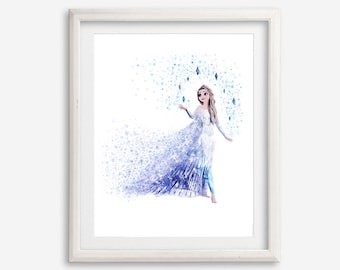 frozen princess ice elsa portrait - Disney my realistic art HD FULL 4K 8K  3D - Digital Art, Childrens Art, Disney - ArtPal