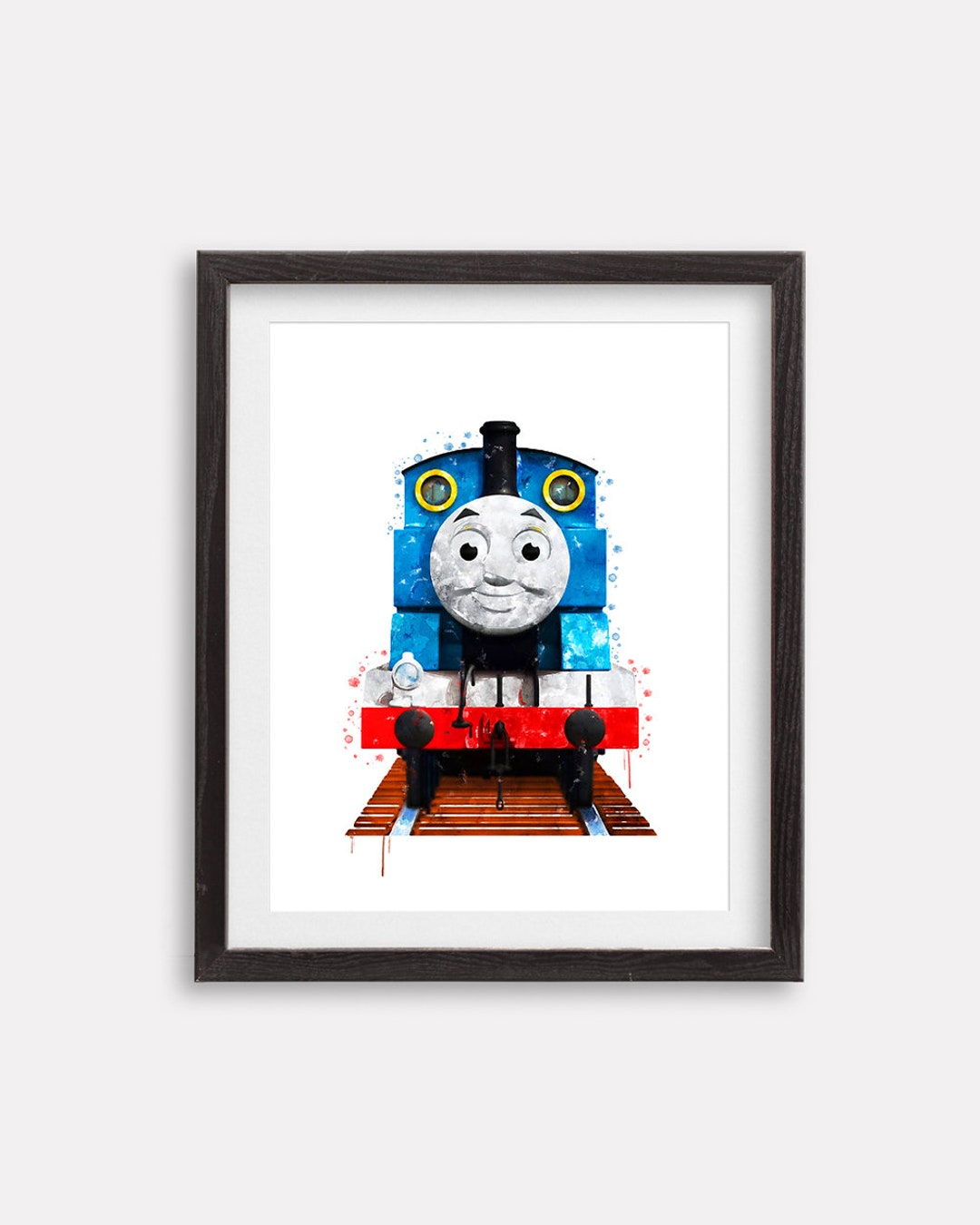 Thomas and Friends Print Thomas Poster Tank Engine Watercolor Thomas the Train Printable ...