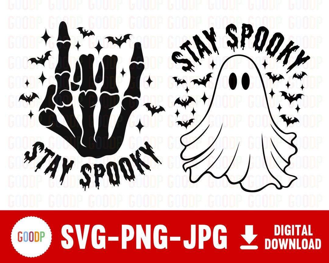 Stay Spooky Svg Cute Ghost Svg Spooky Girl Svg Svg Bundles - Etsy