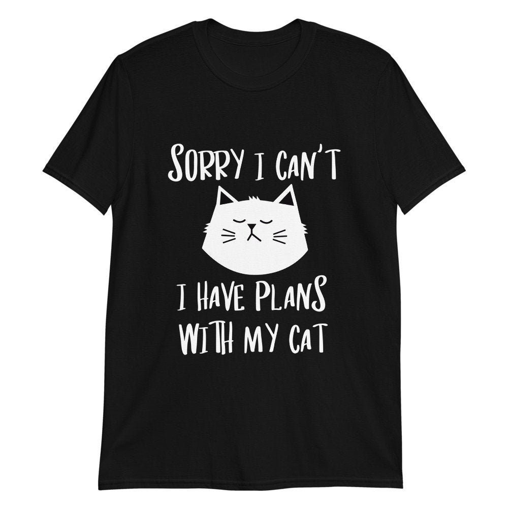 I Have Plans with My Cat Boys Short-Sleeve Tee Sorry I Cant I Have Plans with My Cat Boys Short-Sleeve Tee Sorry I Cant