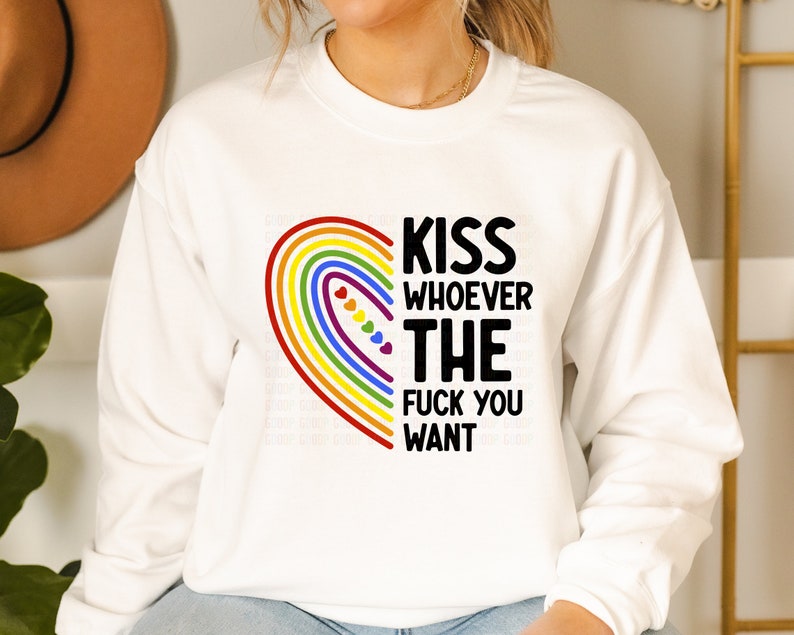 Kiss Whoever You Want Pride Flags Svg Pride Heart Svg - Etsy