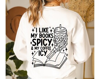  SODAVA (3Pcs) I Like My Books Spicy and My Coffee ICY
