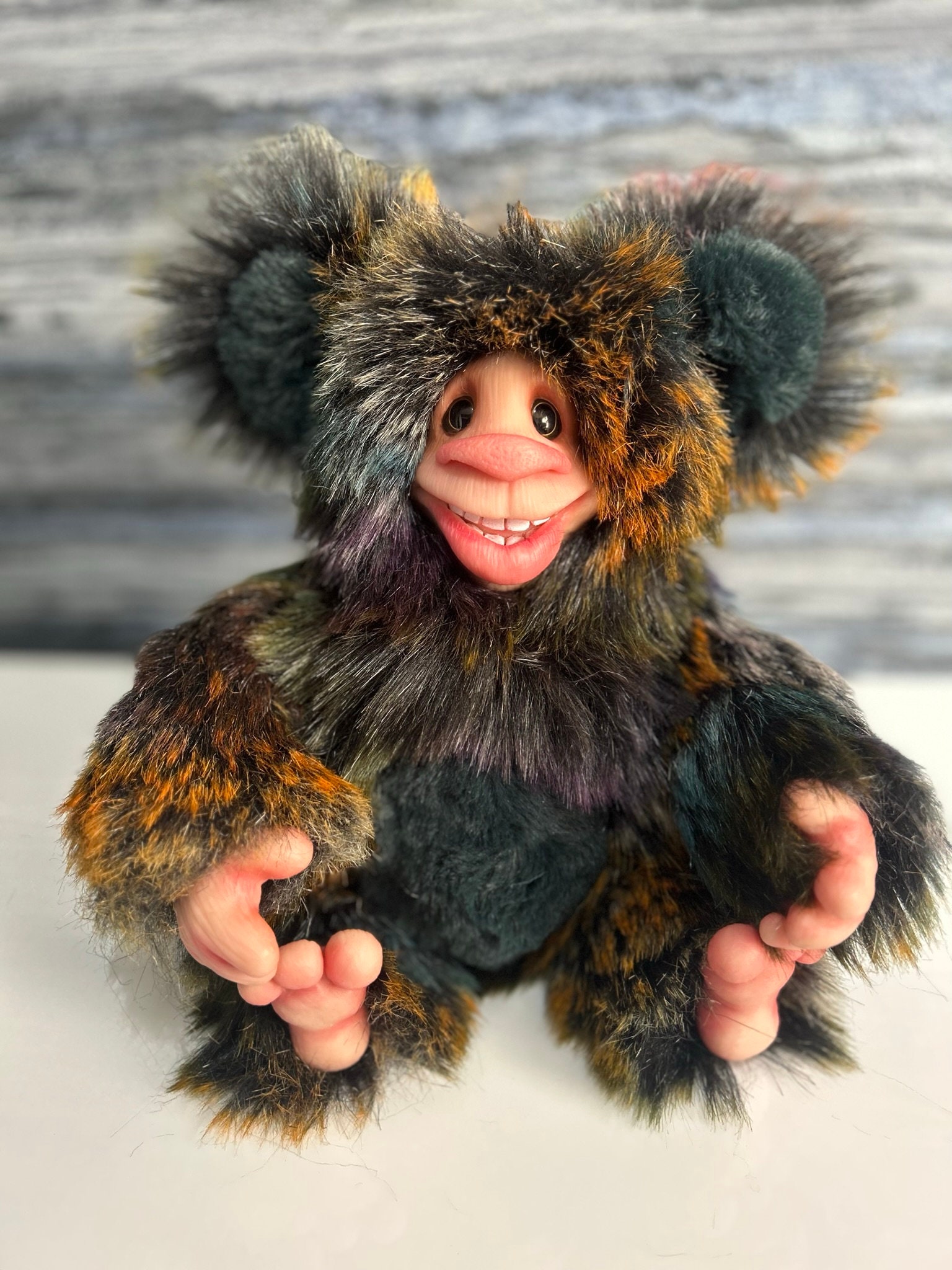 Bogmoon Buddies Handmade OOAK Monkey Bears, Cute, Cuddly and Collectable