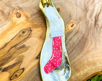 Festive Stocking | Oyster Ornaments