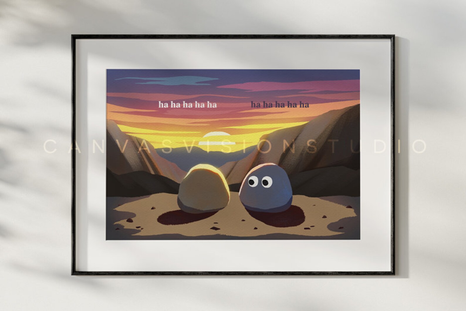 Two Laughing Rocks Everything Everywhere All at Once | Rocks Laughing Scene | Cartoon ...