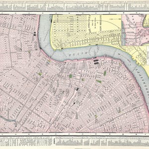 1910 New Orleans Karte