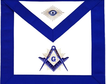 Master Mason Cloth Dress Hand Crafted Embroidery With Silver or Gold Bullion Master Mason Cloth Dress Hand Crafted Embroidery With Silver or Gold Bullion