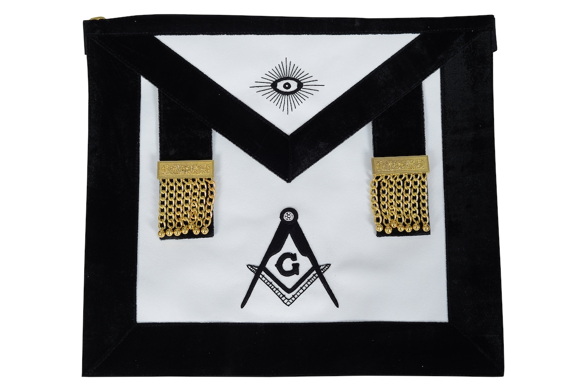Masonic Master Mason Funeral Apron 100 Lambskin Hand Etsy