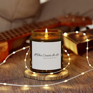 Scented Candles, Mother&#39;s Day Gift, Coconut Apricot Wax, Parenting Time Out Candle, Color Options, Overwhelmed Mom Candle, Custom Scented