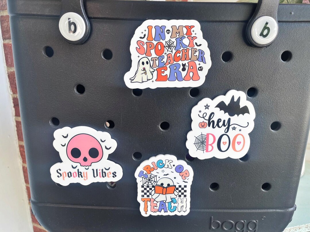 Sale-halloween Bogg Bag Charm: Acrylic Monogram Bag Tag - Etsy