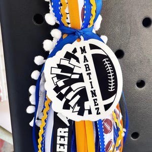 Cheer & Football Bogg Bag Tassel: Personalized Sports Bag Charm