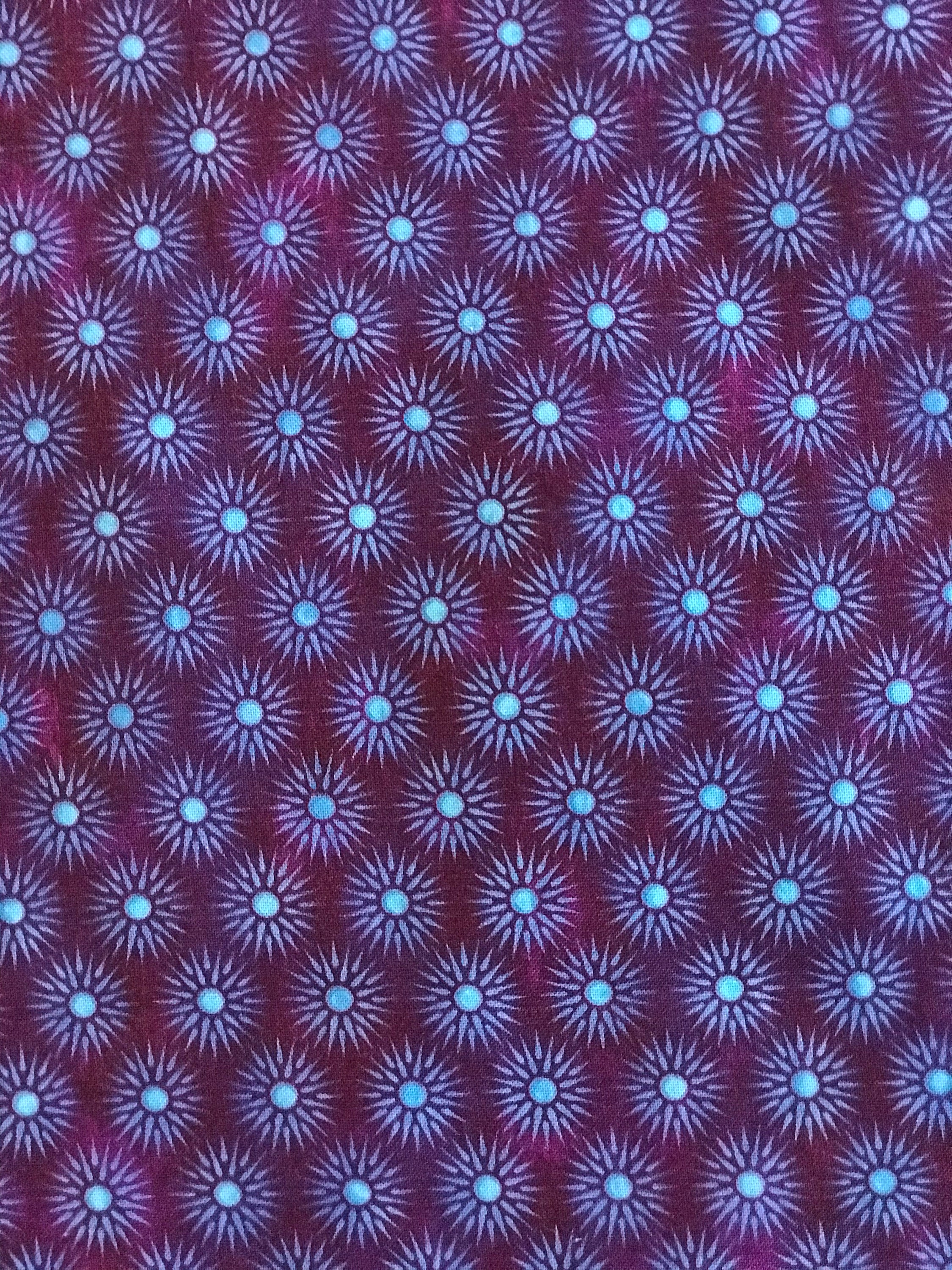 Patchwork Fabrics Cosmos Cotton Blue Meterware Fabrics - Etsy UK