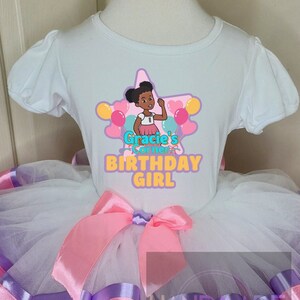 3RD BIRTHDAY OUTFIT - Personalized Birthday Outfit, Tutu Skirt Set with Shirt, Outfit for Girl, Gracie's Corner Outfit, Gift for Little Girl