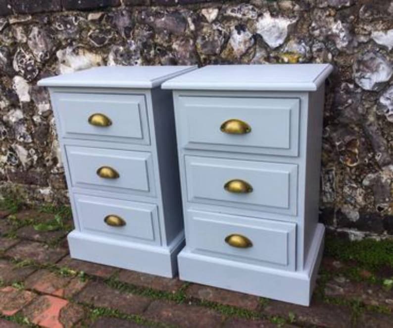 Beautiful Cottage Style Bedside Tables Professionally Etsy UK