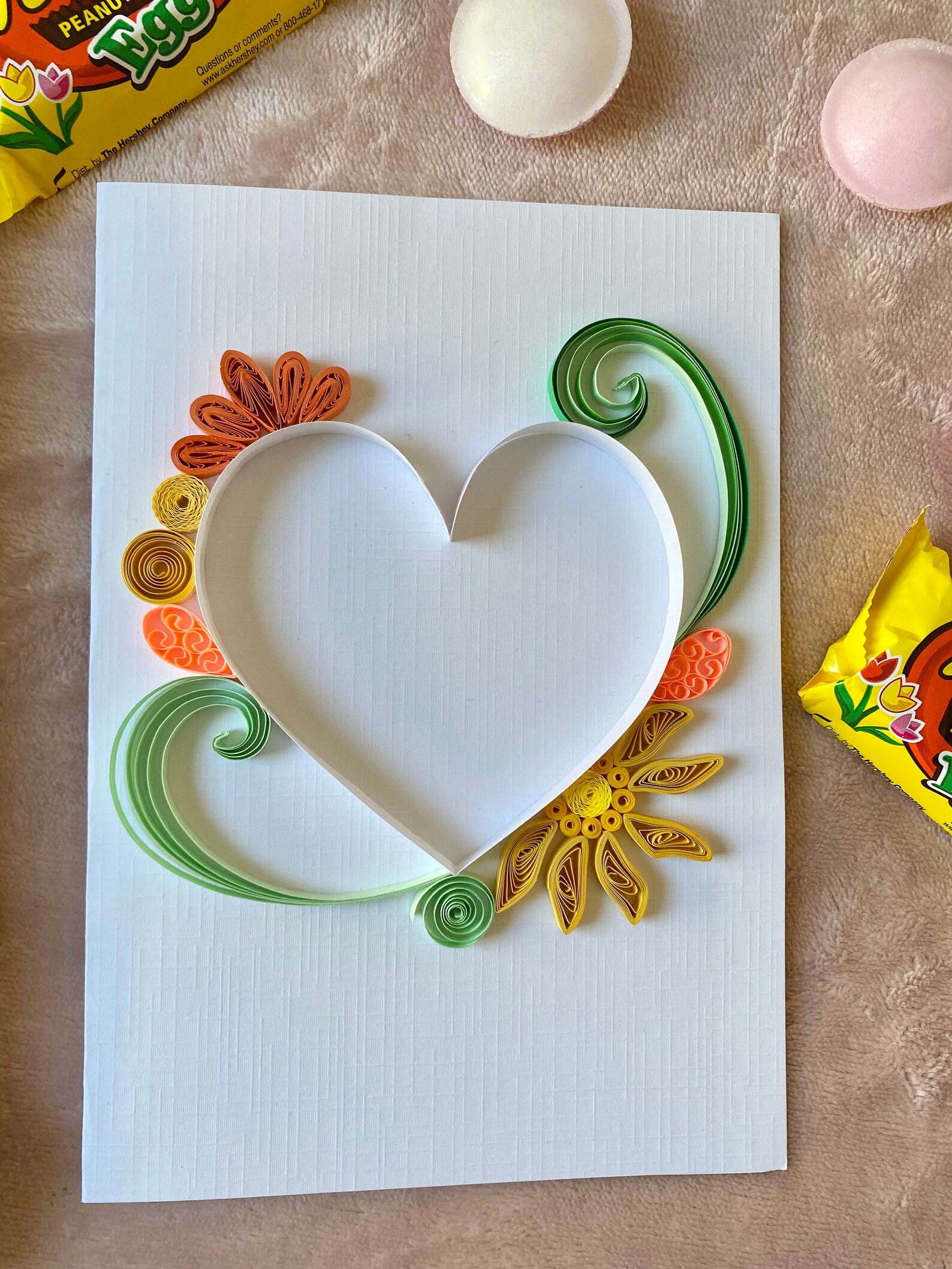 Greetings card quilling art/ greeting card/ Mother's Day/ Etsy