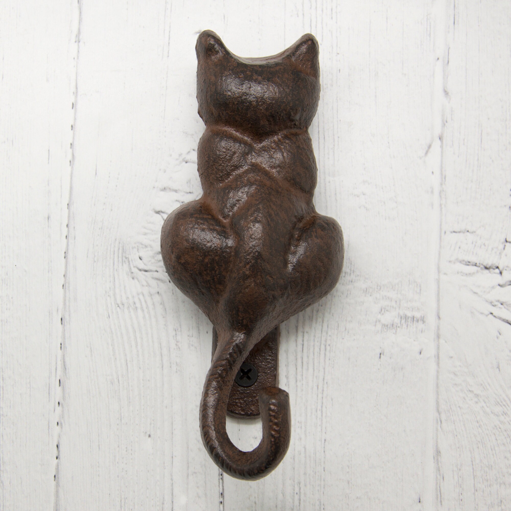 Cat Door Knocker Cast Iron Cat Shaped Front Door Knocker Etsy