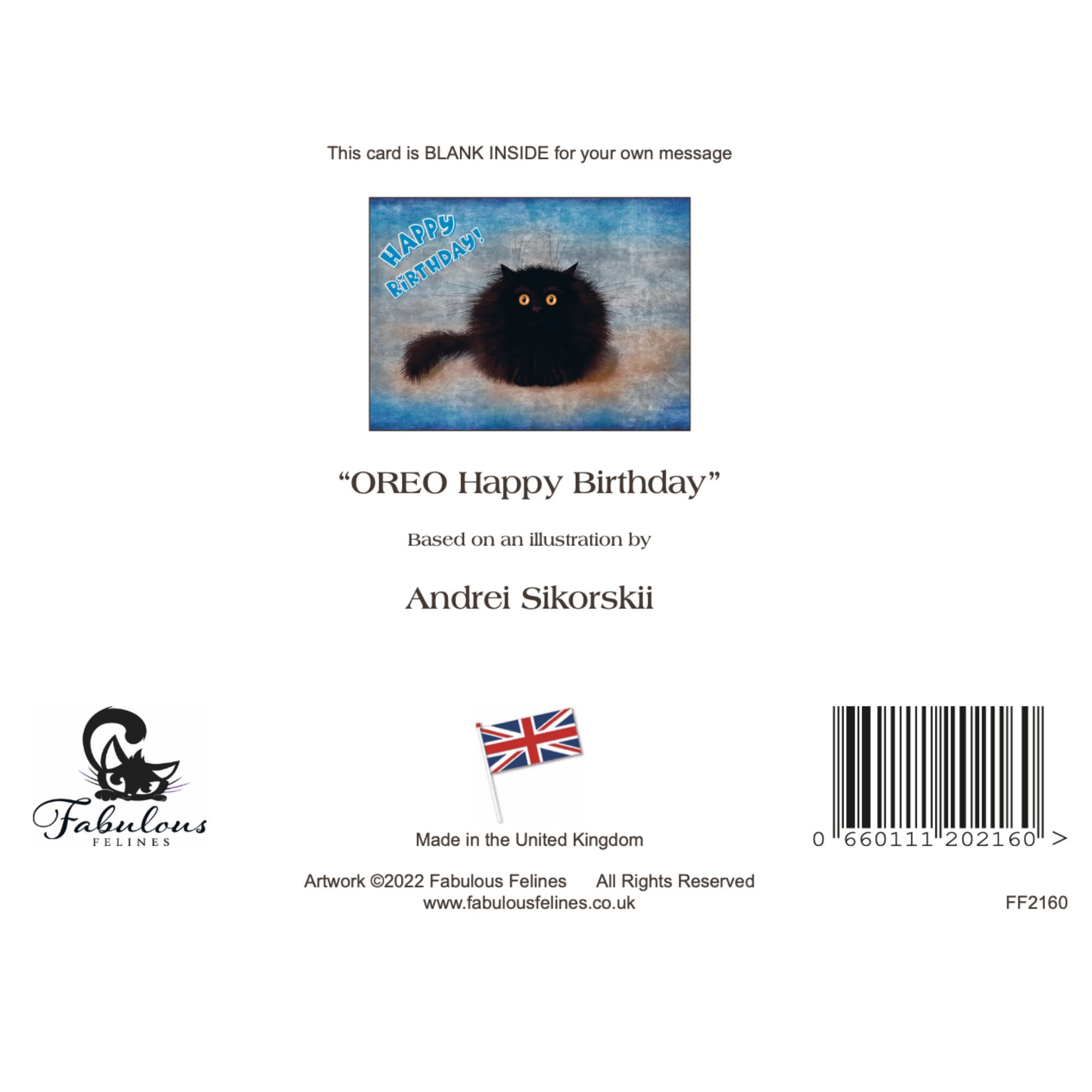 Cute Black Cat Birthday Card Cat Lovers Card Black Cat Lover - Etsy UK