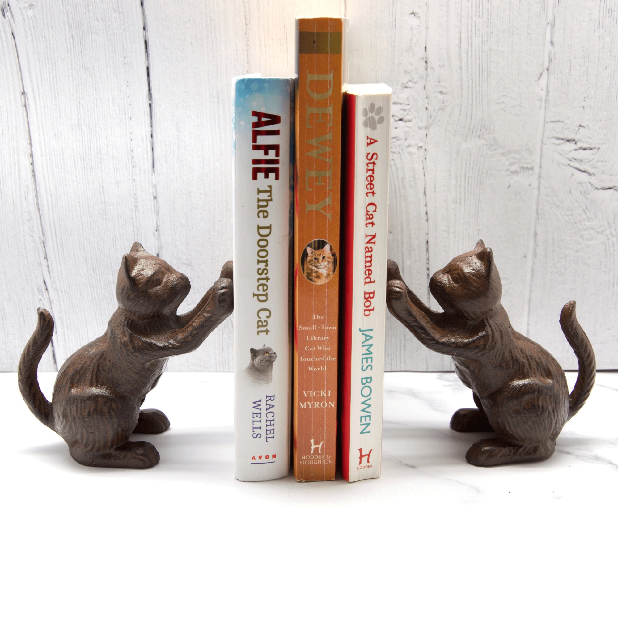 Metal Cat Bookends Pair of Cast Iron Cat Book Ends Antique Bronze Style Cat Shaped Bookends Cat Home Decor Cat Lover Gift Door Knocker Etsy UK