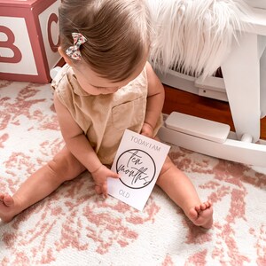 Bébé Milestone Cards Girl, Baby Boy Milestone Cards, Baby Milestone Cards Printable, Baby Shower Gift, Baby Photo Prop, Gender Neutral Baby
