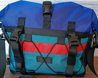 Handlebar Bag, Gift For Cyclists, Cycling bag, randonneur bag, bike messenger bag, custom bag, bike set bag, front bike bag, bar bag bike