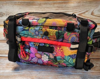Fanny Pack. Belt bag large. Handlebar sport bag. Cycling hip pack, Bike bag sport, Travel bag gear, Gift for cyclists, Camera bag. Bicycle