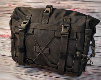 Borsa da manubrio. Borsa da bici. Regali ciclismo Feed Bag Bike, Accessori per biciclette, Borsa da ciclismo per viaggi su strada, borsa gravel, borsa set bici.