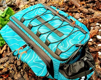 Bike Bag Custom Color Rainbow Cycling gifts rear bag Bicycle bike bags for road trip, saddle bag, cycling ride bag, bicycle accessories