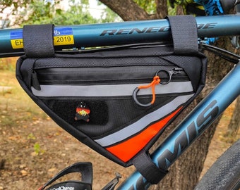 Bike Frame Bag, Small Bike Bag, Bikepack, Cycling Bag, Half Frame Bag, Mtb frame bag, Custom bike frame bag - Lesenok bag