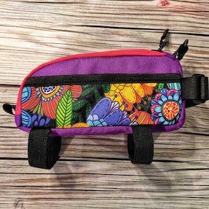Bike Bag Geschenke. Fahrradrahmen Fahrradtasche für Kiessack, Fahrradzubehör für Damen. Radfahren Geschenke.