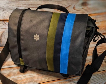 Messenger Bag. Sport bag custom. Ita Canvas Messenger Bag men/women. Laptop Bag custom. Tote bag personalized.Cross body bag. Rainbow  bag.