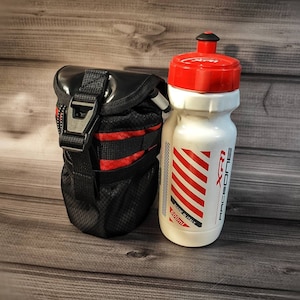 Handlebar Bag red. Gravel cycling bags. Feed bag bike for mountain bike.Cycling gifts custom, Bicycle Birthday Accessories. Bike bag TRAVEL!
