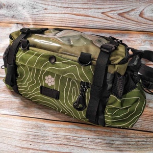 Travel bag Belt Gear. Fanny Pack large bag, Bicycle ride bag. Handlebar bag. Cycling hip pack, Bike bag sport, Gift for cyclists. Bicycle